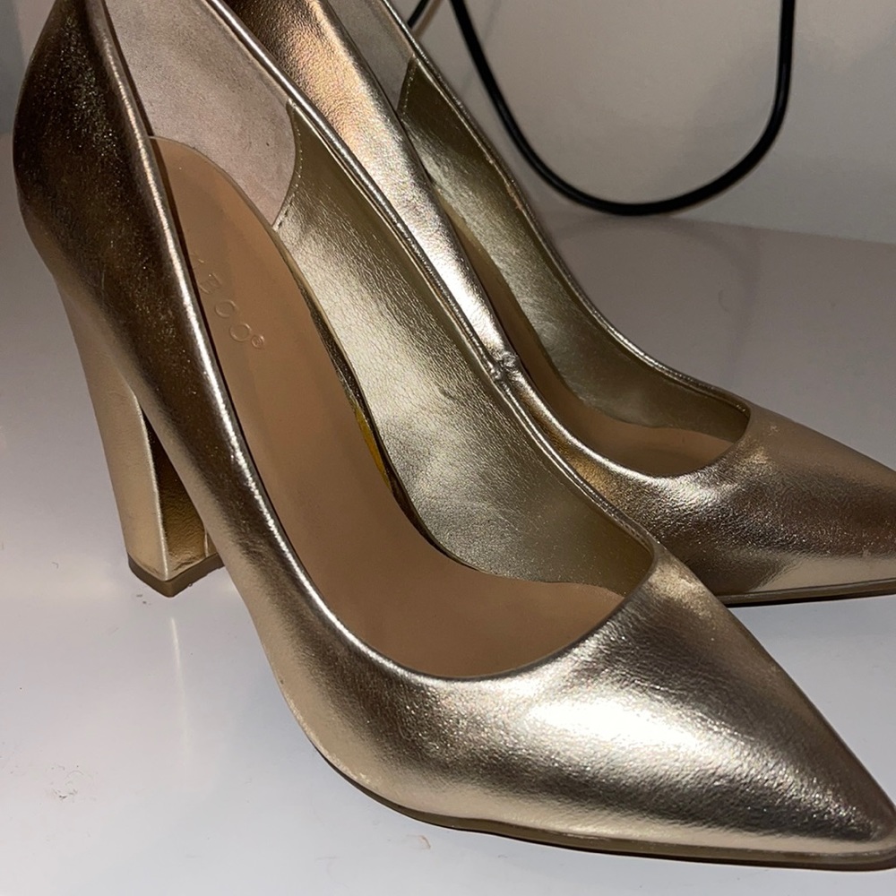 Gold heels